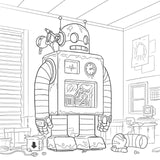 Hello Ninja Coloring Book