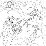 Hello Ninja Coloring Book