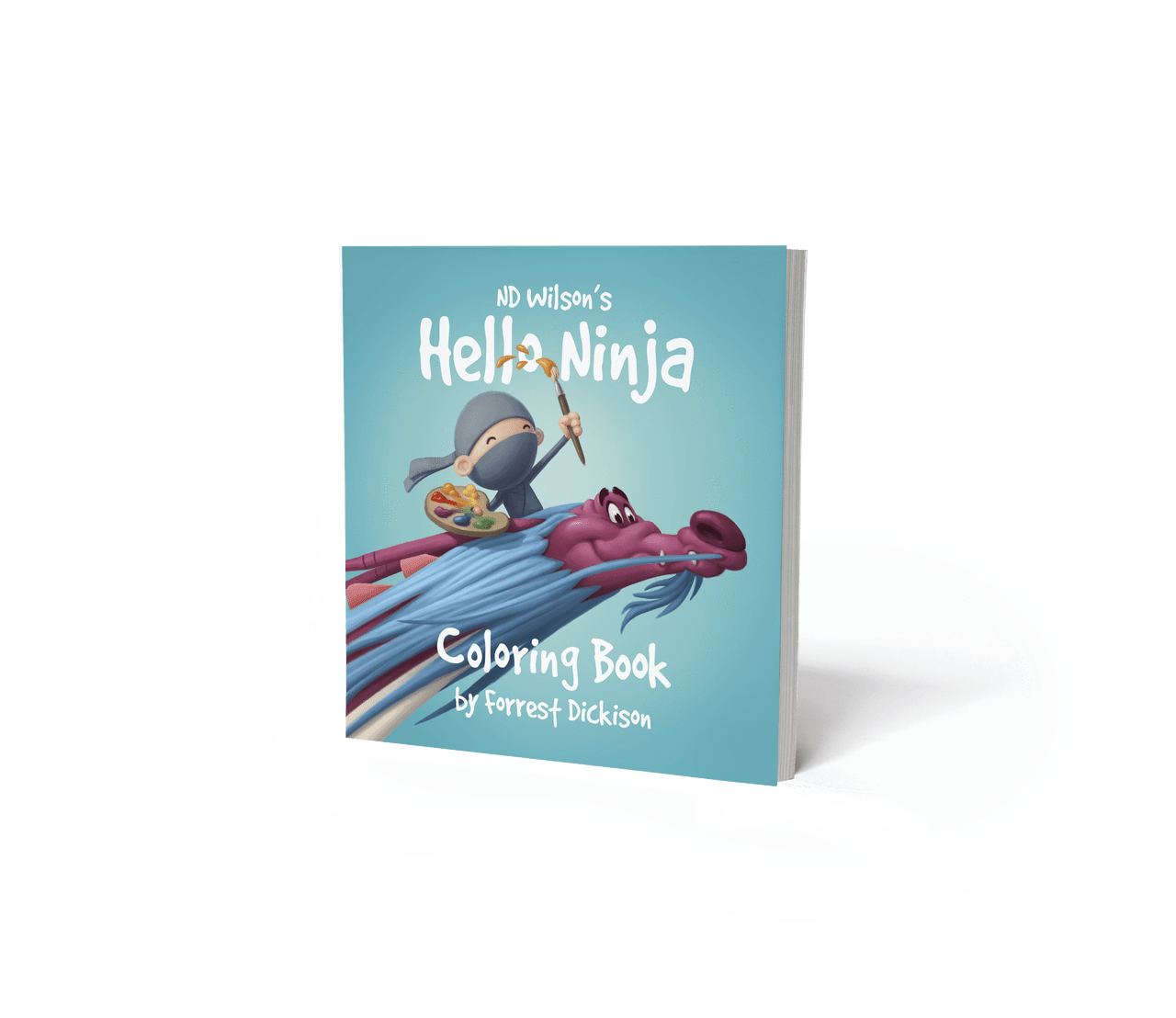 Hello Ninja Coloring Book