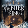 The Winter King by Christine Cohen. The cover shows a little girl holding a torch and looking into a tunnel below a snow-covered mansion. Anglo-saxon-like runes cover the trees and edges of the tunnel.