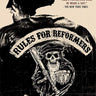 Rules for Reformers by Douglas Wison. "More like a Lumberjack than a pastor, even when he wears a suit."-The New York Times. The cover features Doug Wilson with a skeleton on his back, wielding a baseball bat and wearing a Genevan gown and hat reminiscent of Calvin.